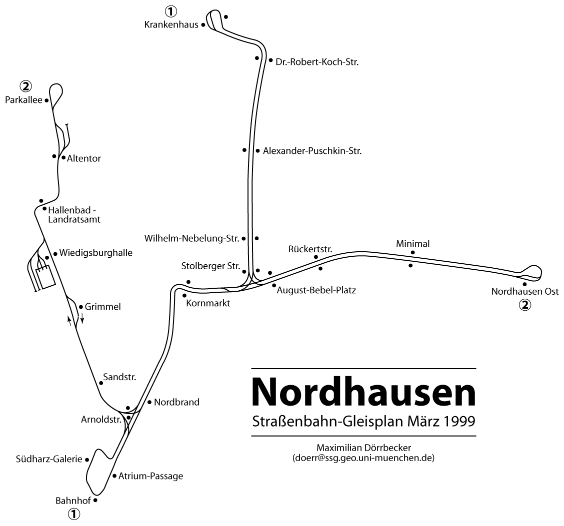 Нордхаузен — Схемы