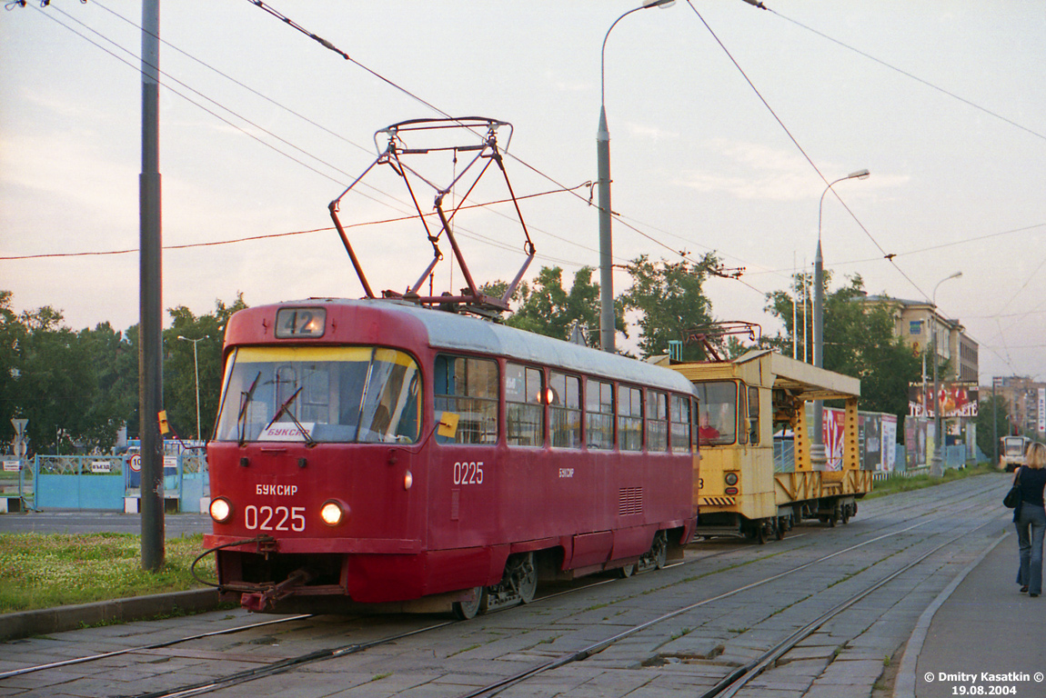 Москва, Tatra T3SU № 0225; Москва, СВАРЗ РТ-3 № 0223