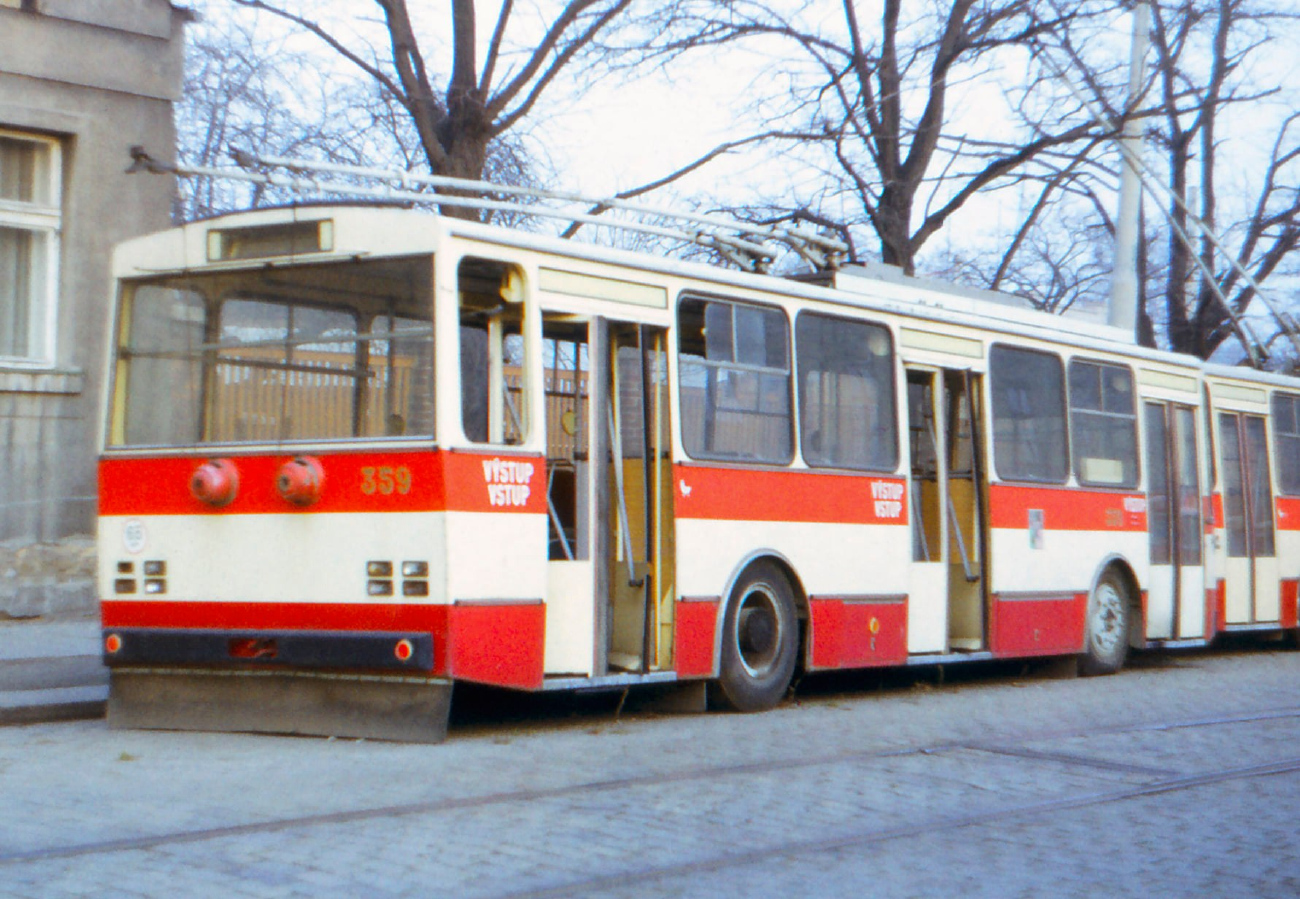 Пльзень, Škoda 14Tr01 № 359; Пльзень — Старые фотографии