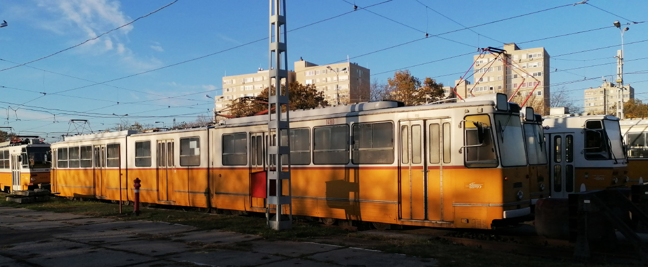Будапешт, Ganz CSMG2 № 1480; Будапешт — Трамвайные депо
