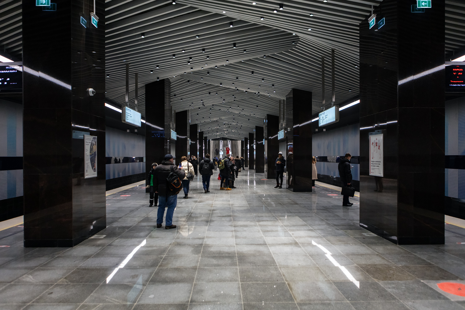 Moszkva — Metropolitain — [11] Bol'shaya Koltsevaya Line; Moszkva — Opening of stations on the Bolshaya Koltsevaya line on the Mnyovniki — Kakhovskaya section on 07/12/2021