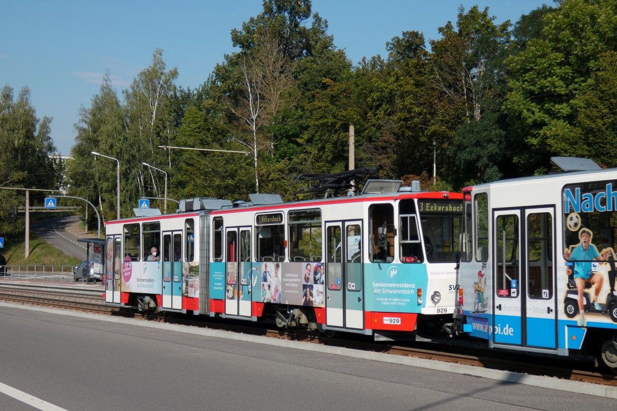 Цвиккау, Tatra KT4DMC № 929