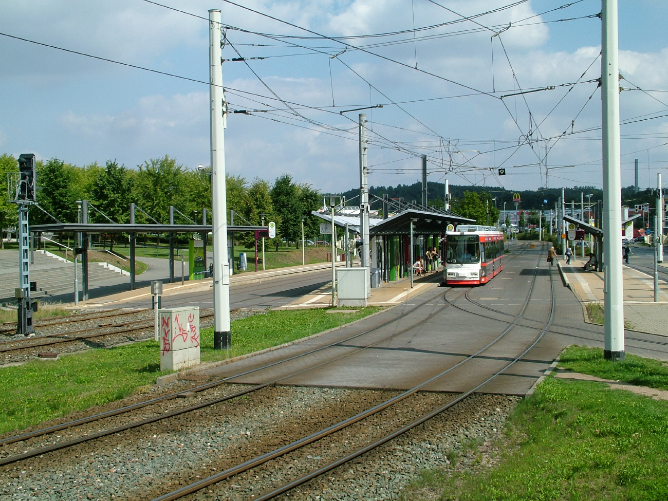 Цвиккау, AEG GT6M № 901; Цвиккау — Трамвайный линии и инфраструктура