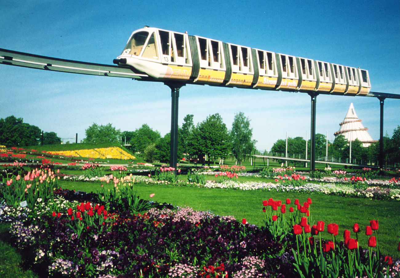 Магдебург, Panoramabahn Monorail № 13; Магдебург — Монорельсовая дорога — разные фотографии
