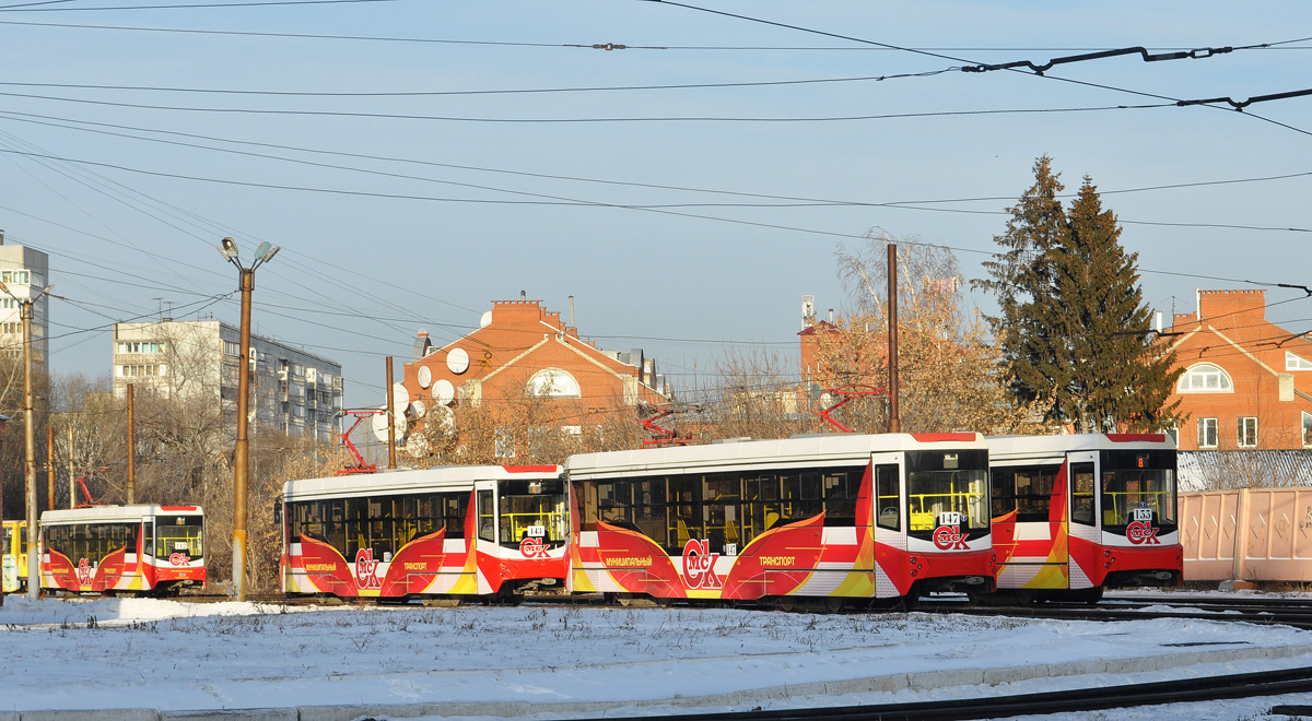 Омск, 71-407-01 № 143; Омск, 71-407-01 № 147; Омск — Конечные станции и разворотные кольца