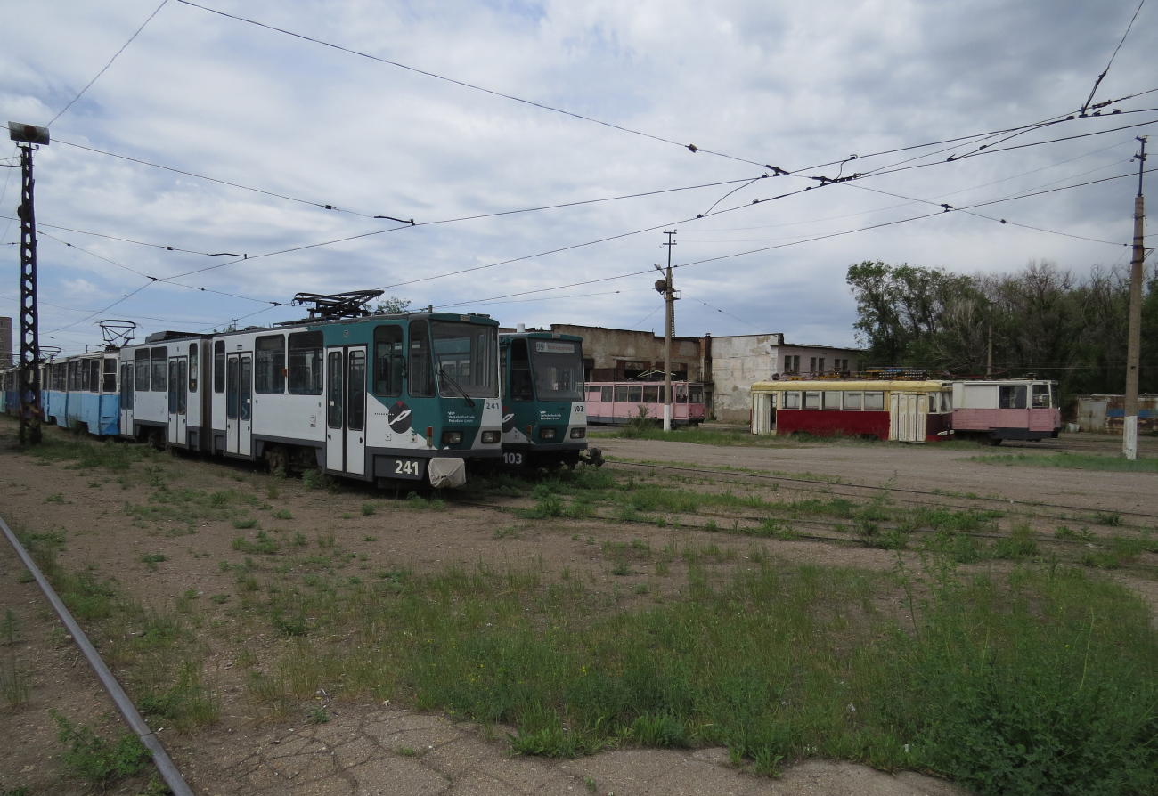 Темиртау, Tatra KT4DM № 241; Темиртау — Трамвайный парк