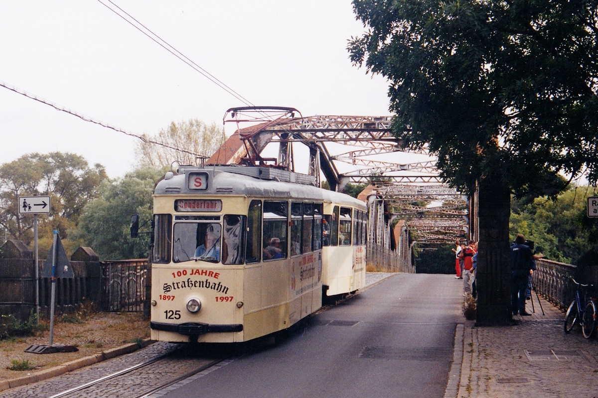 Бранденбург-на-Хафеле, Gotha T2-62 № 125; Бранденбург-на-Хафеле — Пригородная линия на Кирхмёзер (закрыта 28.09.2002)