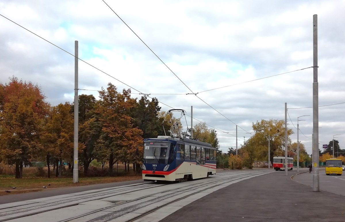 Киев, К1М № 353; Киев — Трамвайные линии: Дарницкая сеть