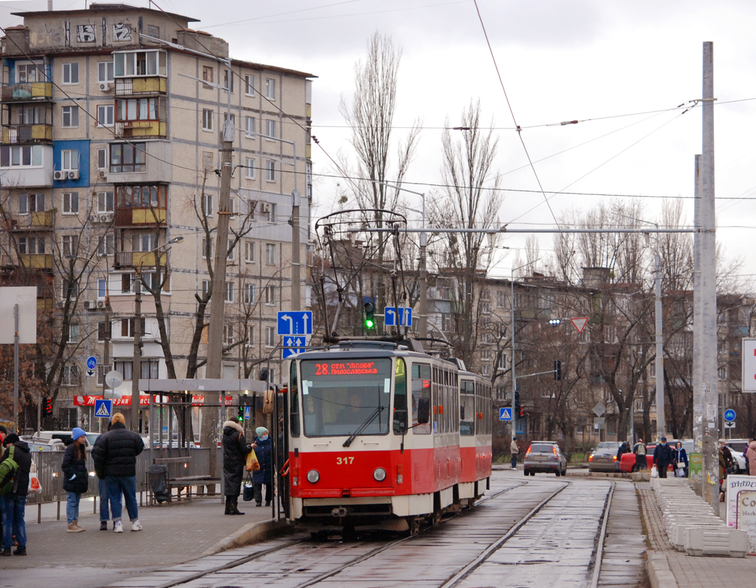 Киев, Tatra T6A5 № 317