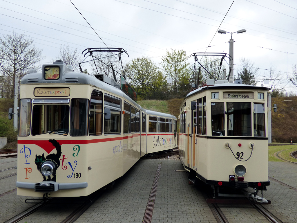 Erfurt, Gotha G4-65 č. 190; Erfurt, Gotha 2-axle motor car č. 92