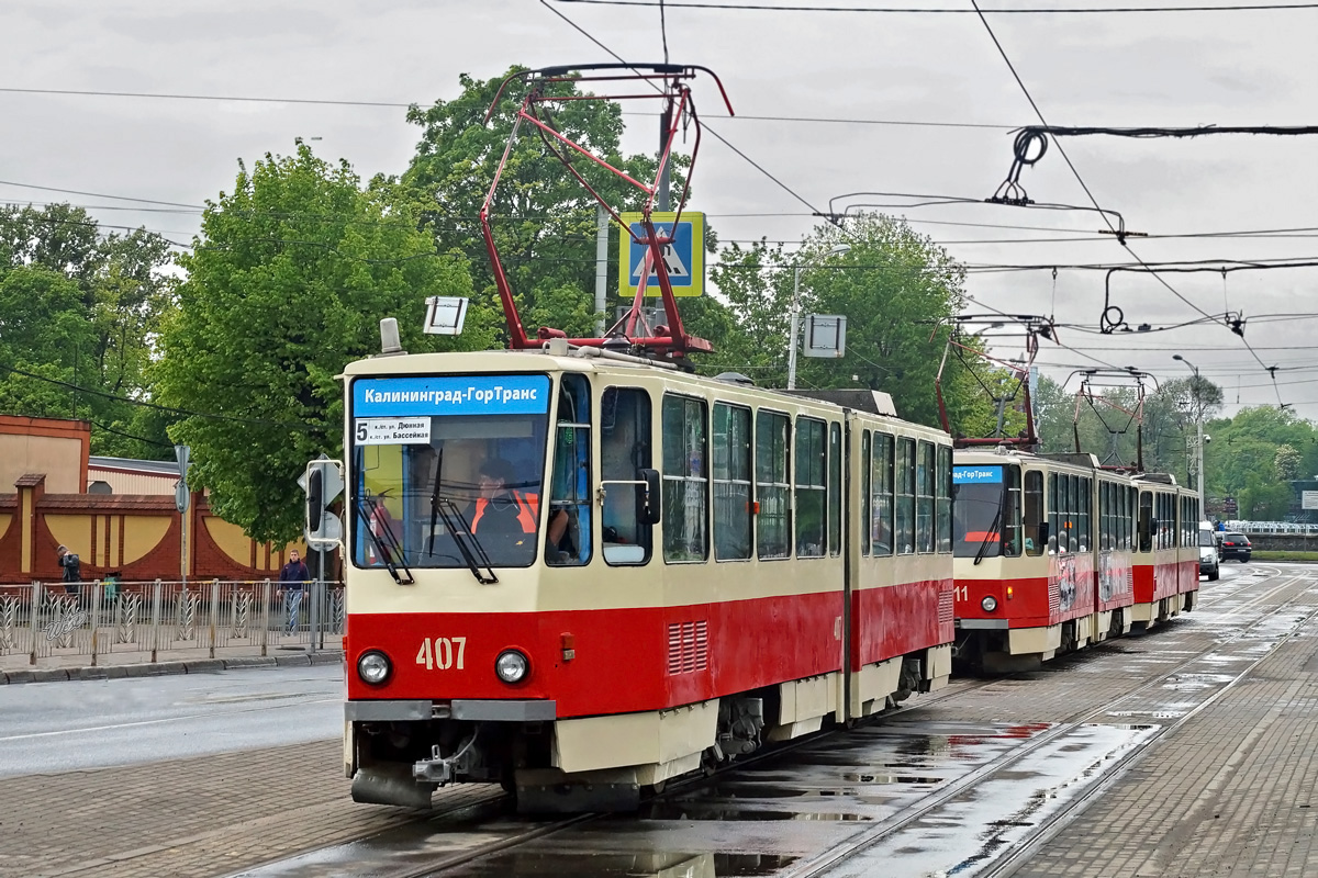 Калининград, Tatra KT4D № 407