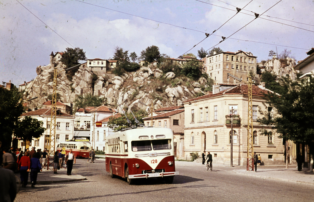 Plovdiv, MTB-82 # 128; Plovdiv — Historical —  Тrolleybus photos