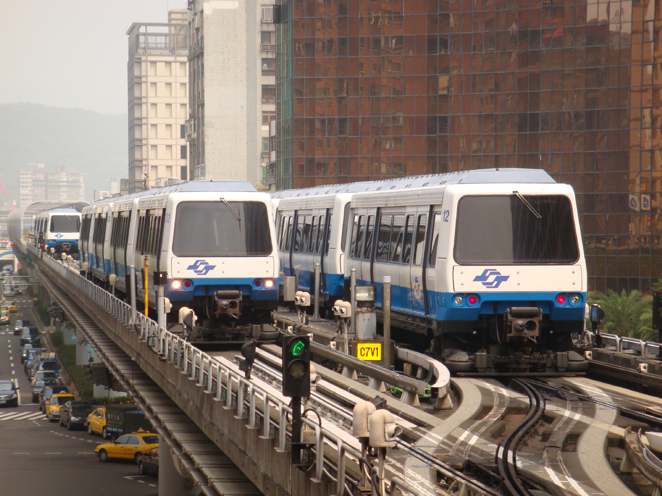 Taipei, VAL 256 № 12; Taipei, VAL 256 № 32; Taipei — Historical photos — Muzha Line (1996-2009)（歷史照片 — 木栅線）