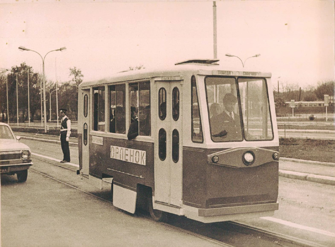 Rostovas prie Dono — The tramway of Pioneer motor park