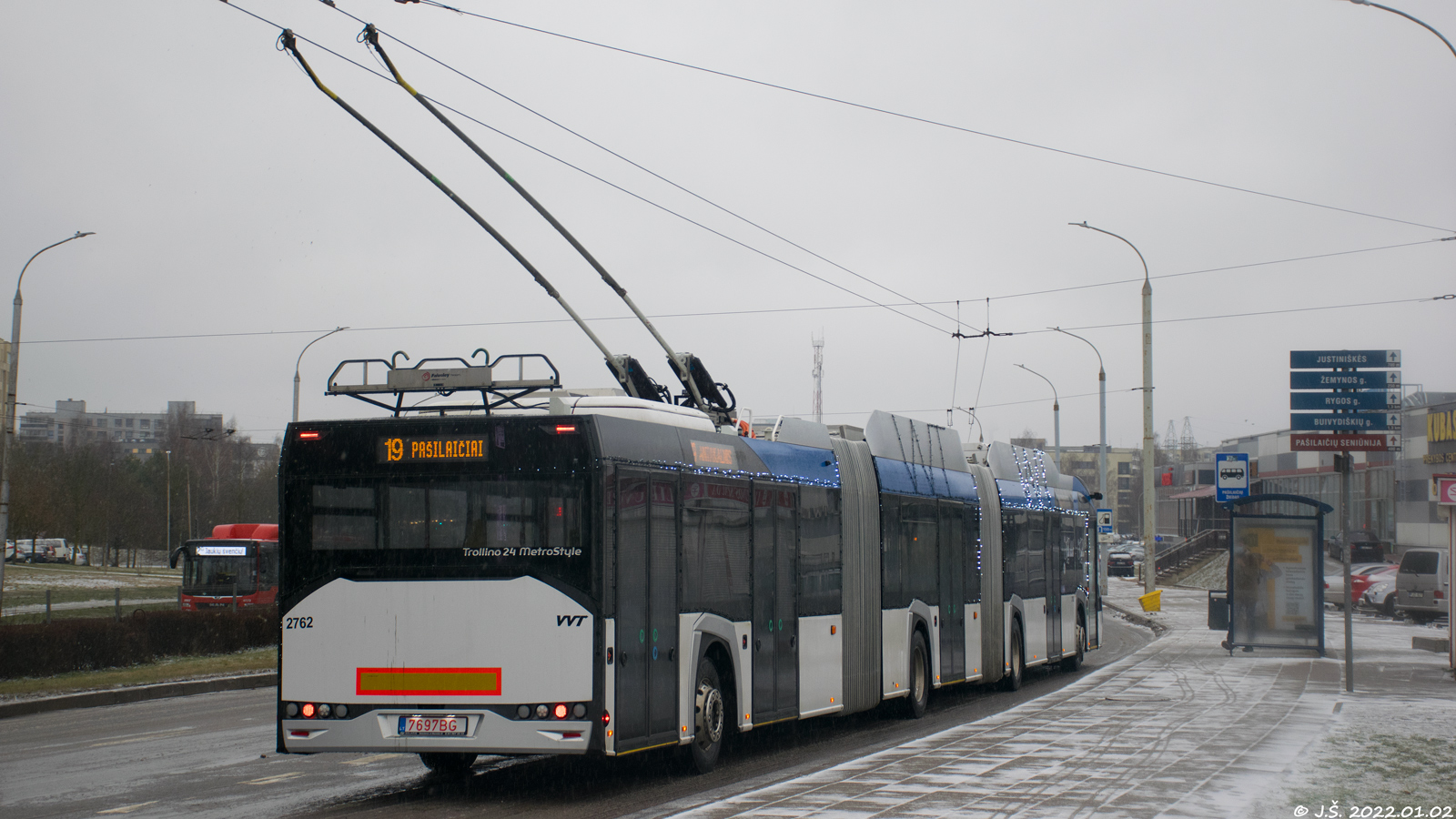 Вильнюс, Solaris Trollino IV 24 MetroStyle № 2762