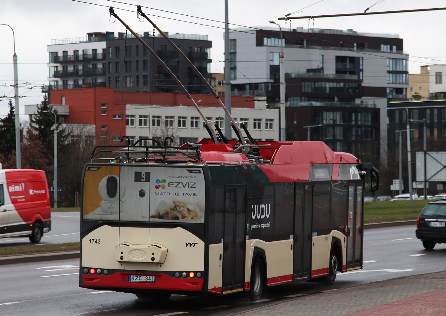 Вильнюс, Solaris Trollino IV 12 Škoda № 1743