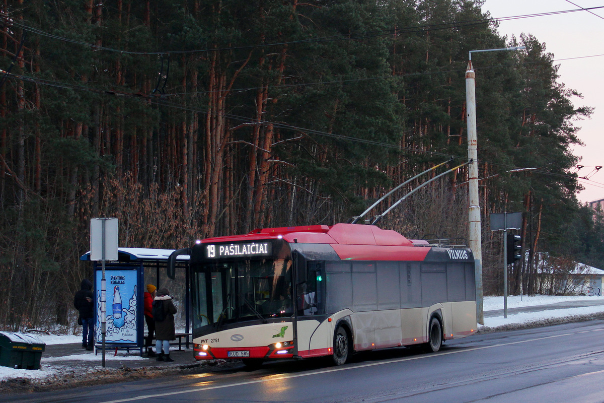 Vilnius, Solaris Trollino IV 12 Škoda č. 2751