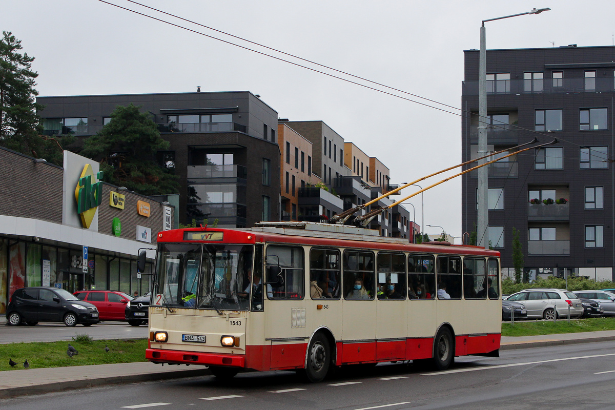 Вильнюс, Škoda 14Tr89/6 № 1543