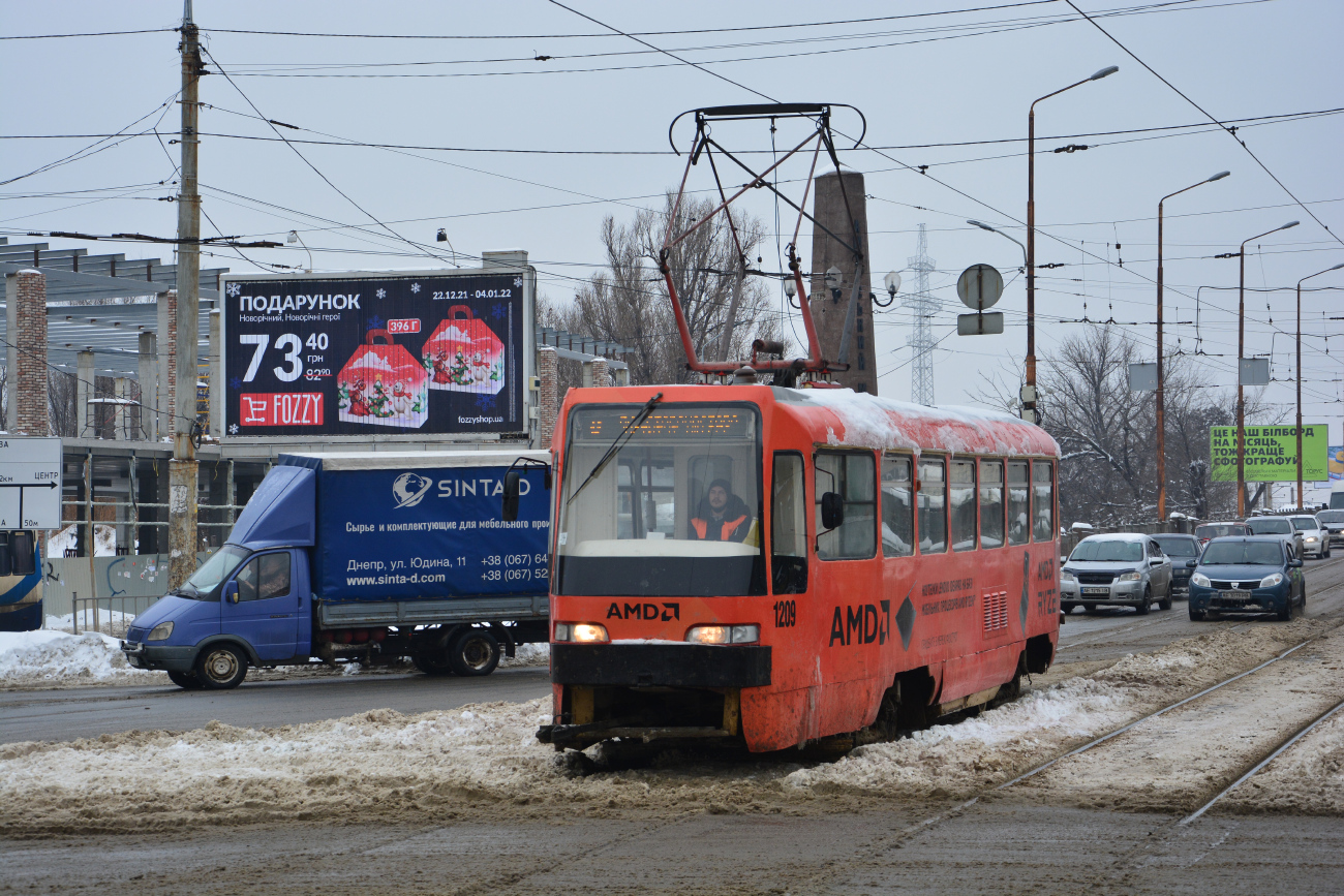 Днепр, Tatra T3SU № 1209