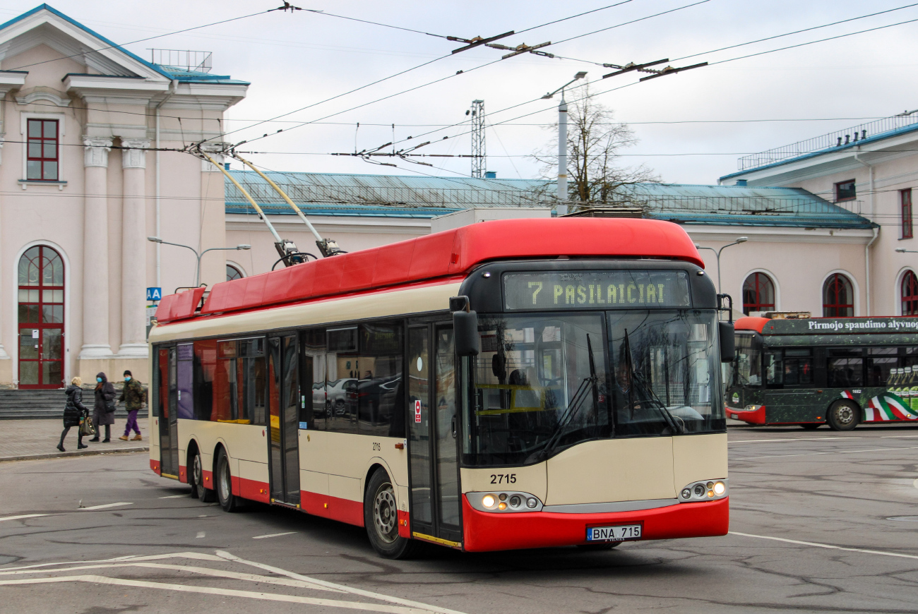 Вильнюс, Solaris Trollino II 15 AC № 2715