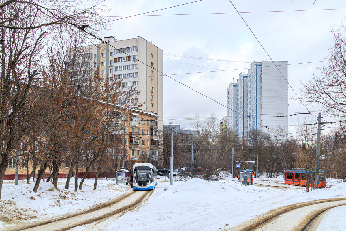 Moscou — Terminus stations; Moscou — Tram lines: South-Western Administrative District