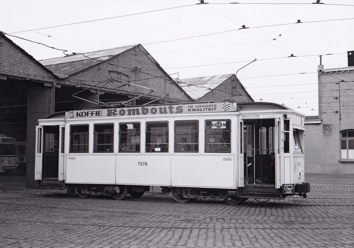 Антверпен, CGTA 4-axle motor car № 7379; Антверпен — Старые фотографии (city trams Antwerpen)