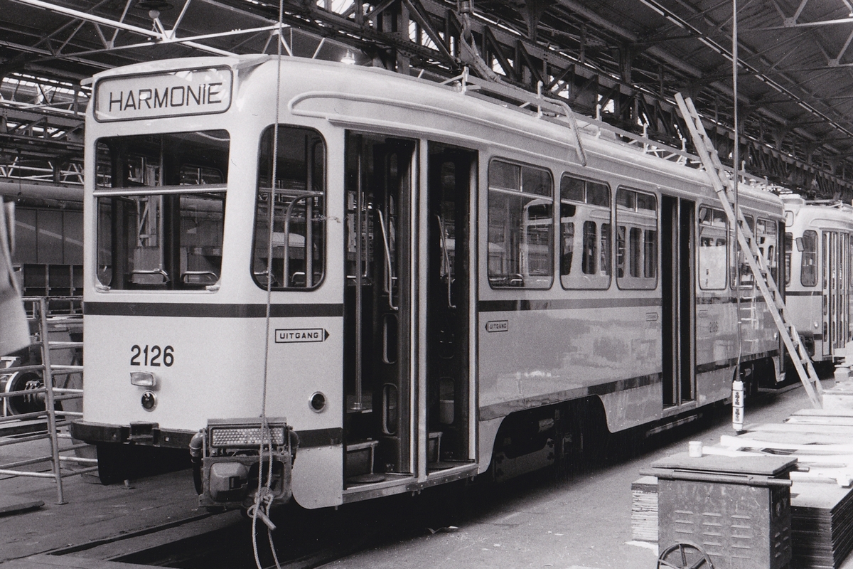 Anvers, BN PCC Antwerpen N°. 2126; Bruges — Tram factory