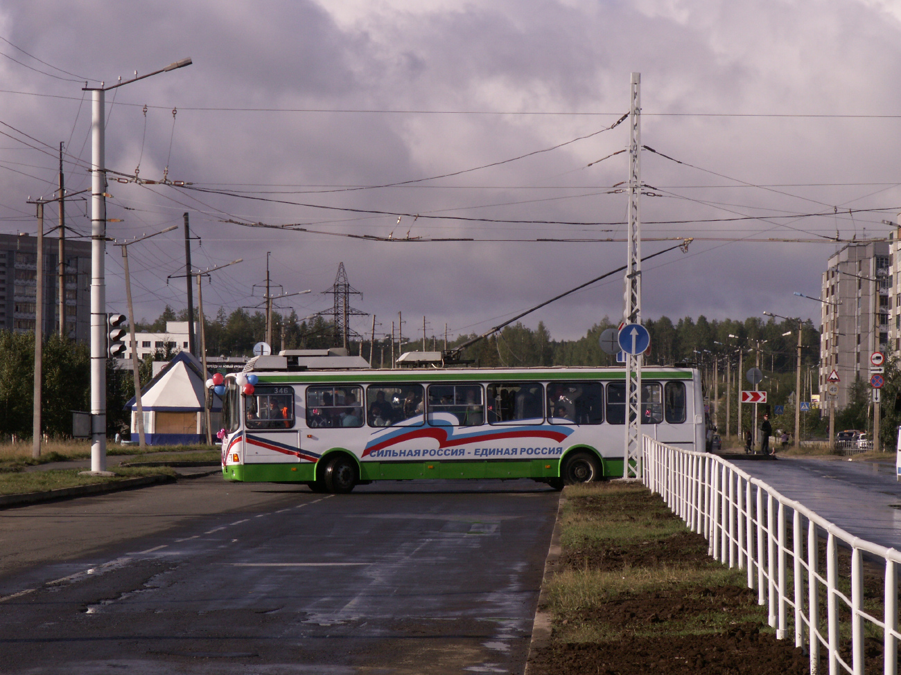 Петрозаводск, ПТ-5280.02 № 346; Петрозаводск — Открытие троллейбусной линии до Лососинского шоссе
