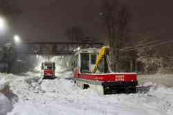 Saratov, 71-605 (KTM-5M3) # СП-2002; Saratov, 71-605 (KTM-5M3) # 2250; Saratov — Consequences of snowfall in winter 2022