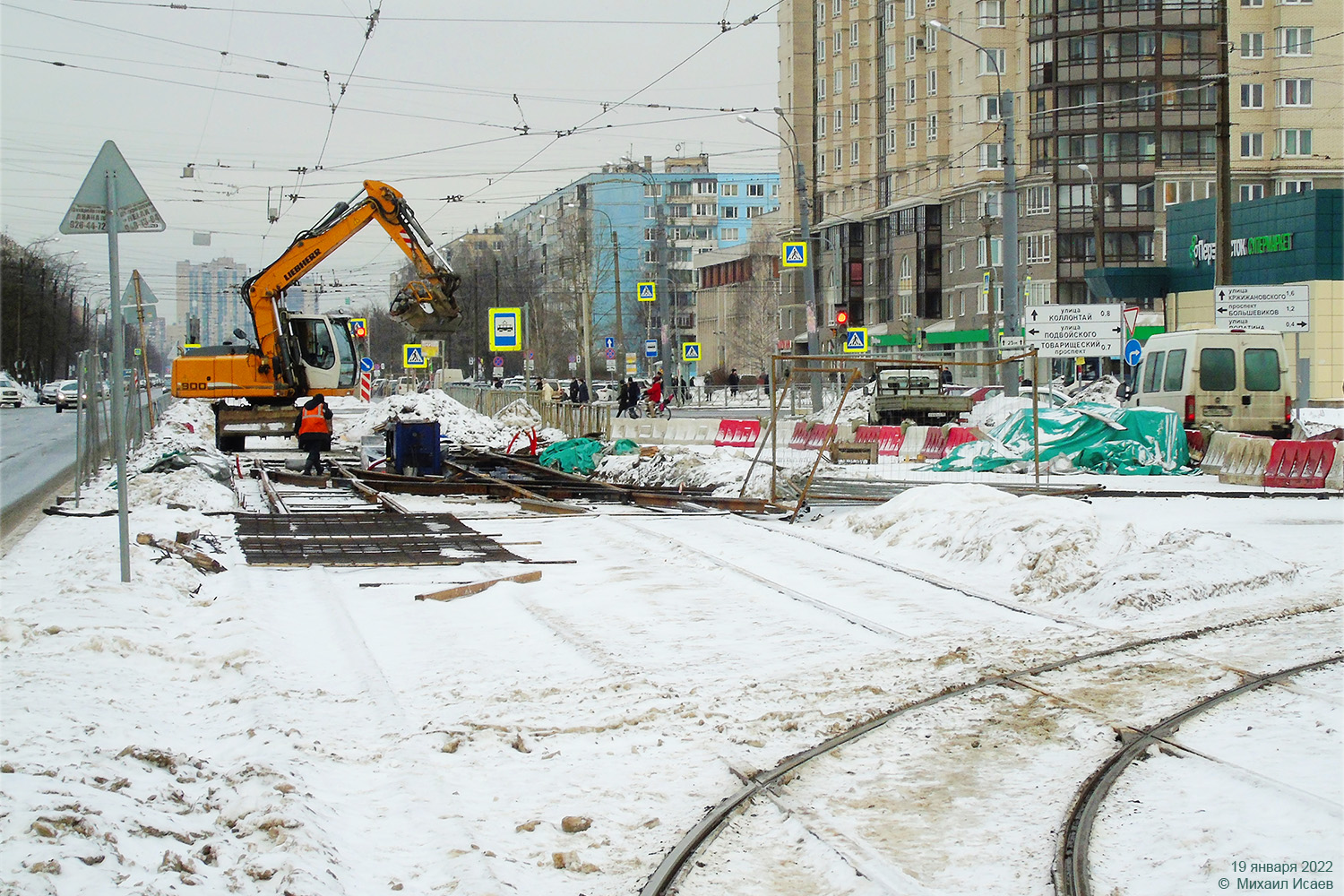 Sankt Petersburg — Track repairs