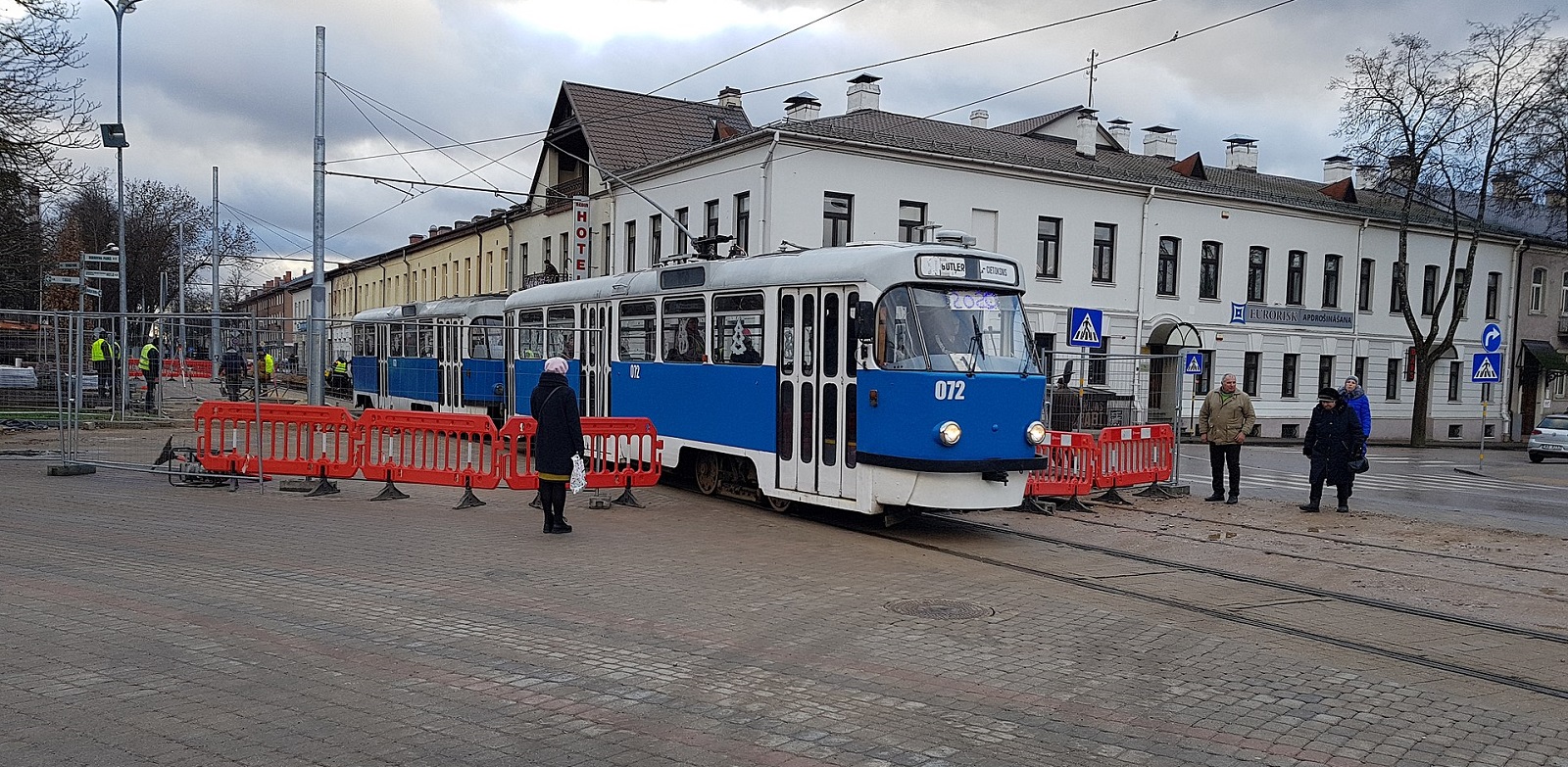 Даугавпилс, Tatra T3DC1 № 072; Даугавпилс — Трамвайные линии и инфраструктура
