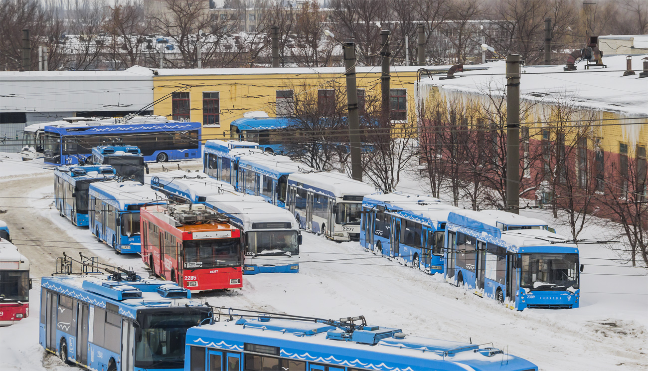 Саратов, Тролза-5265.00 «Мегаполис» № 2309; Саратов — Ленинское троллейбусное депо