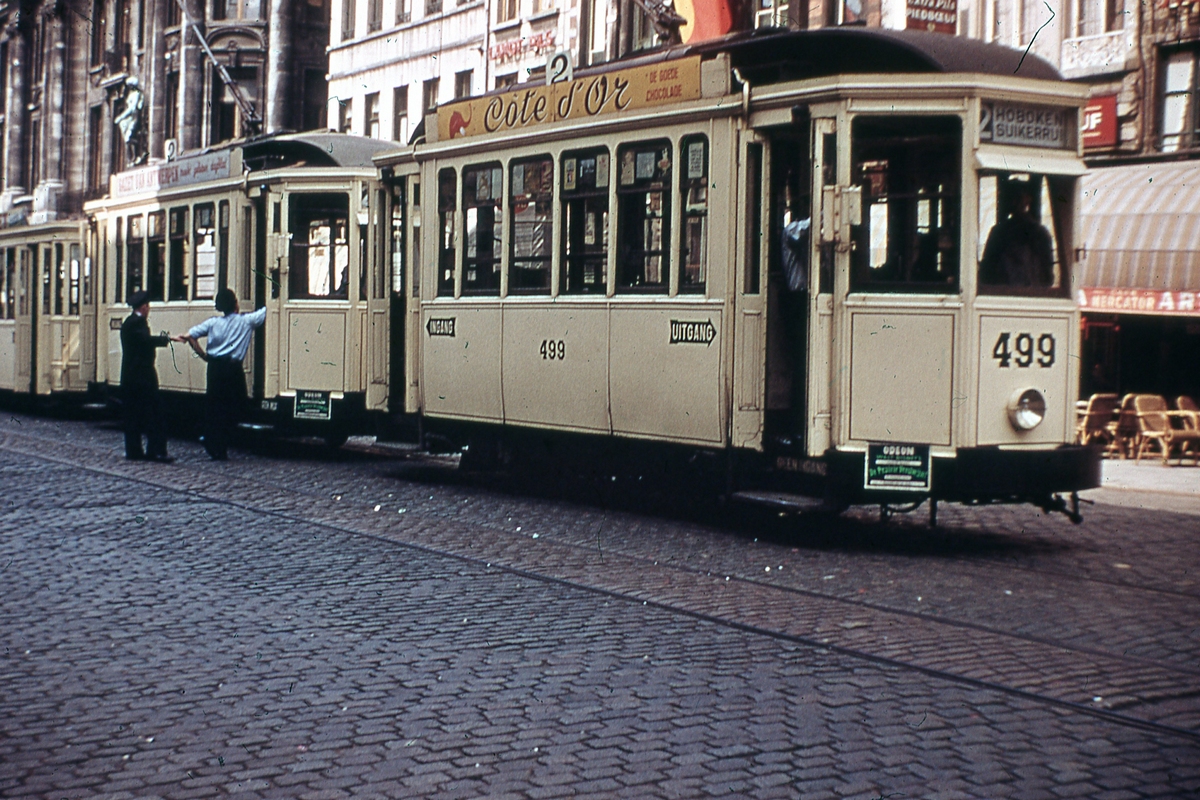 Антверпен, Двухосный моторный Energie № 499; Антверпен — Старые фотографии (city trams Antwerpen)