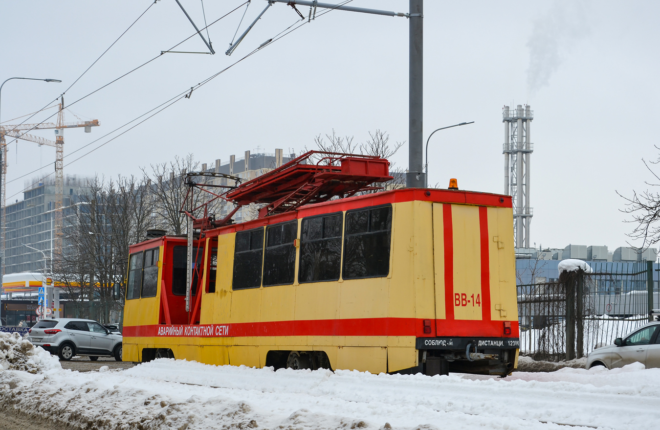 Краснодар, 71-605 (КТМ-5М3) № ВВ-14; Краснодар — Строительство трамвайной линии по Московской улице