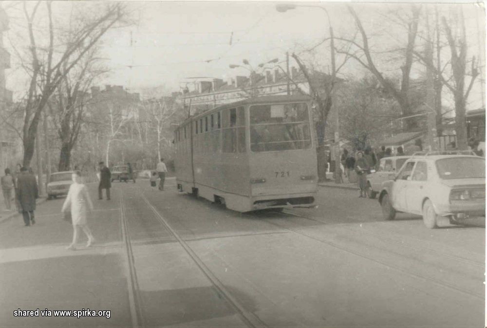 Sofia, T6M-700 # 721; Sofia — Historical — Тramway photos (1945–1989)