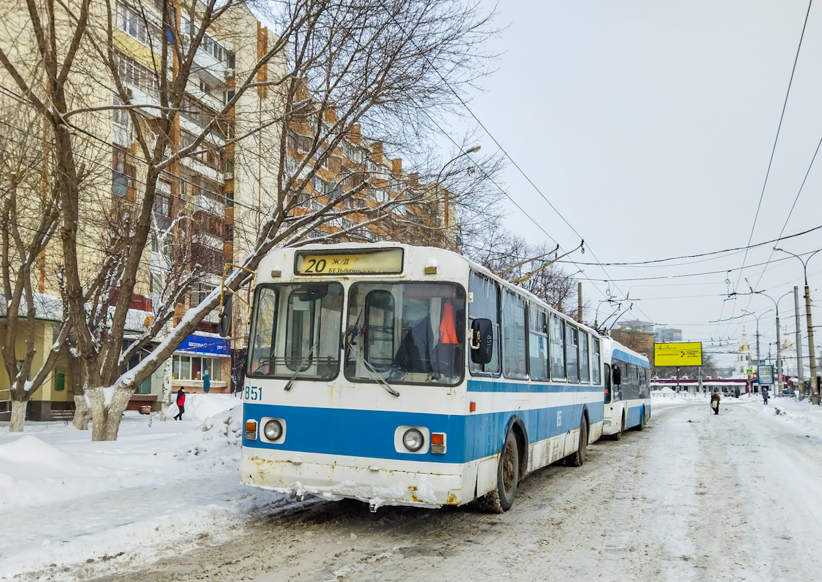 Samara, ZiU-682V-012 [V0A] # 851; Samara — Terminus stations and loops (trolleybus)