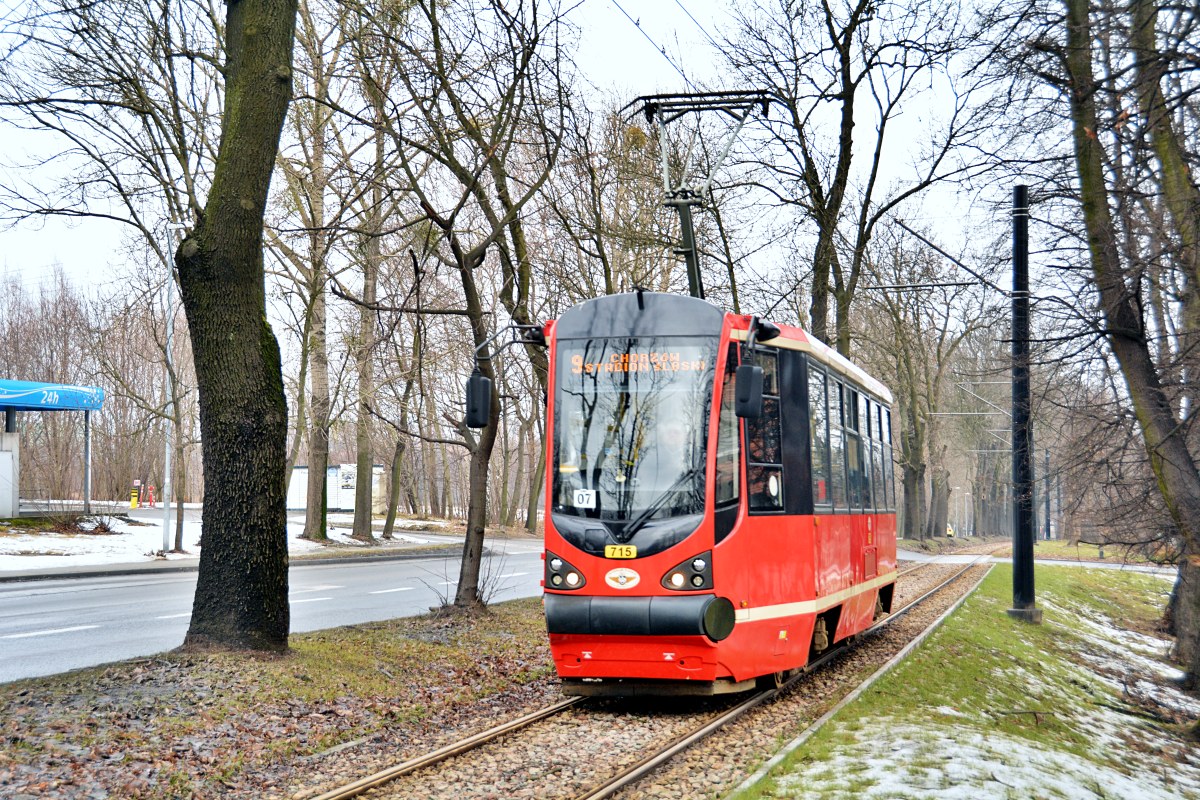 Силезские трамваи, Konstal 105N-HF11AC № 715