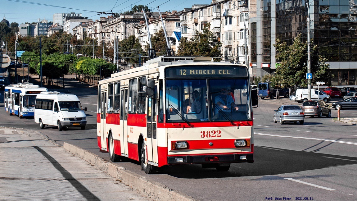 Chișinău, Škoda 14TrDT/6M Nr 3822