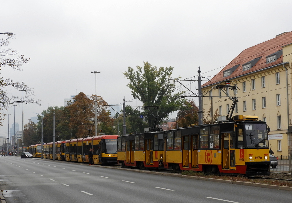 Варшава, Konstal 105Na № 1270; Варшава — Происшествия