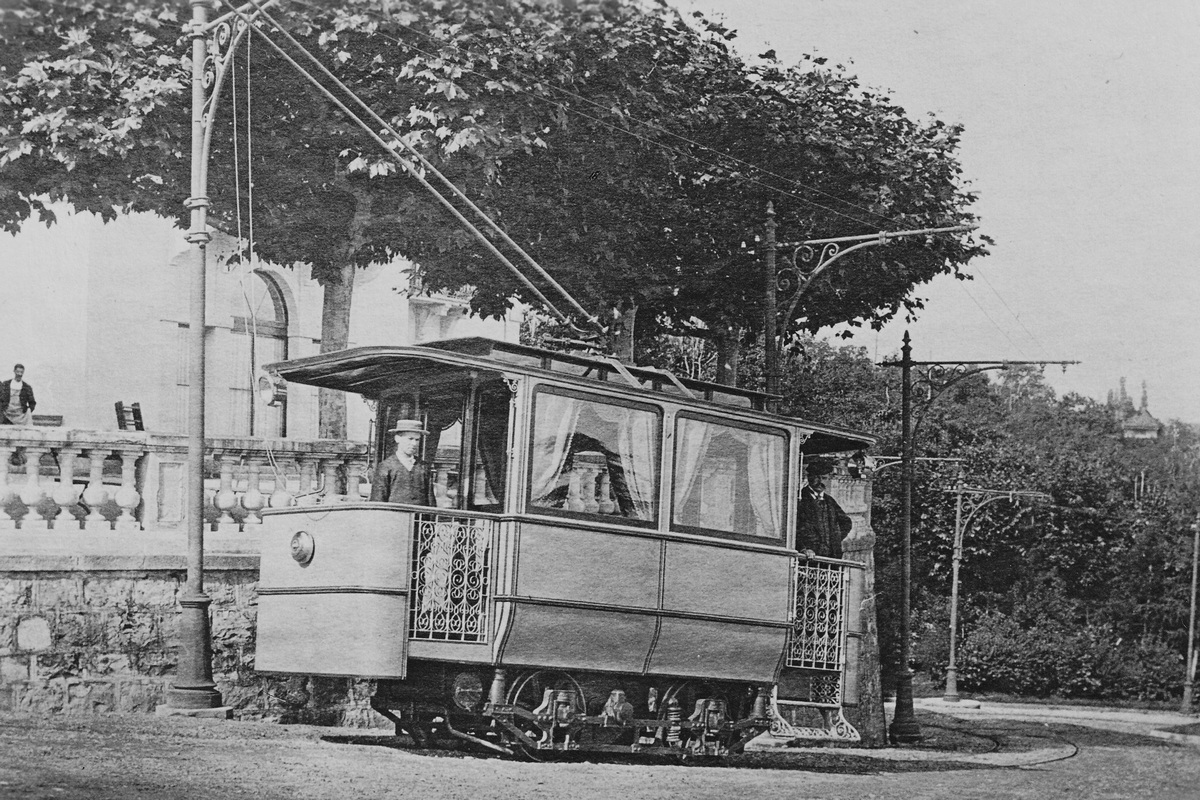 Эвьян-ле-Бен — Old tram