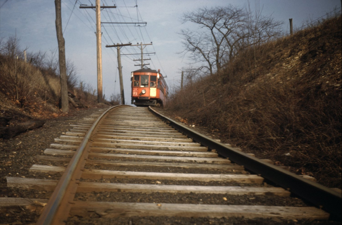 Западная Пенсильвания, Четырёхосный моторный West Penn № 720; Западная Пенсильвания — 05.02.1950 — Последняя поездка по линии Юнионтаун–Мартин