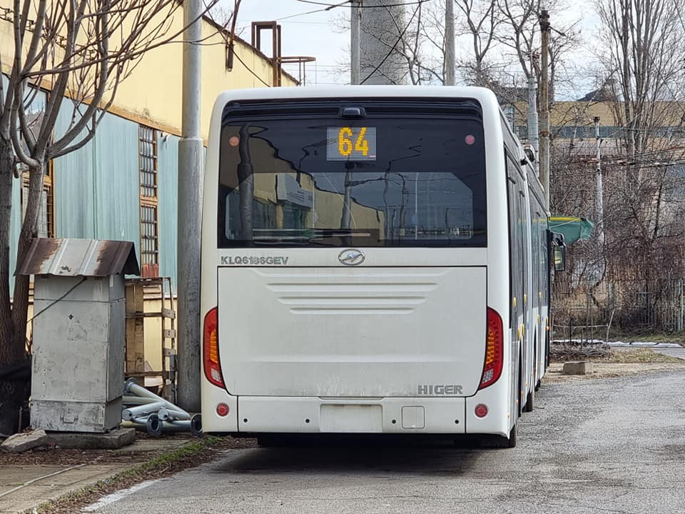 София, Higer KLQ6186GEV № 1704; София — Електробуси на тестове в София 2014 — 2023