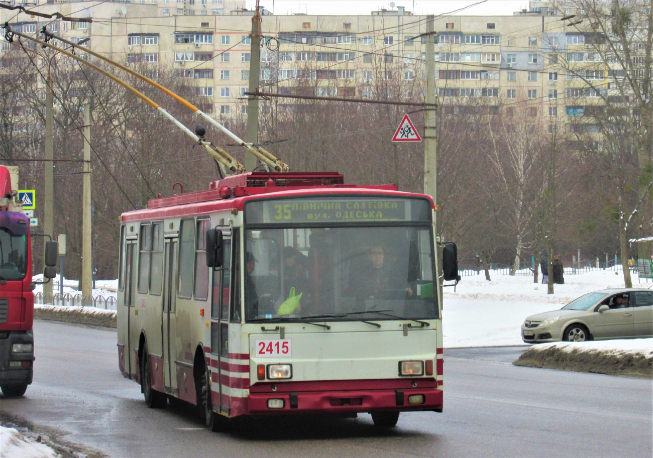 Харьков, Škoda 14TrM № 2415