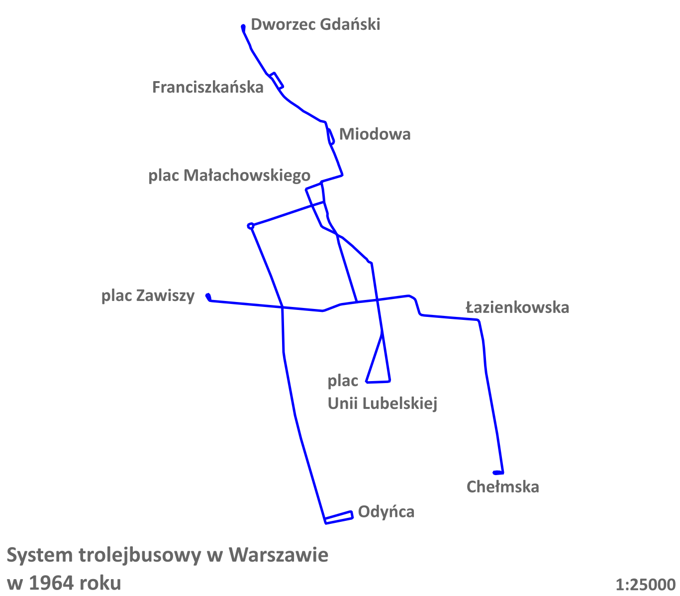 Варшава — Схемы; Варшава — Троллейбус