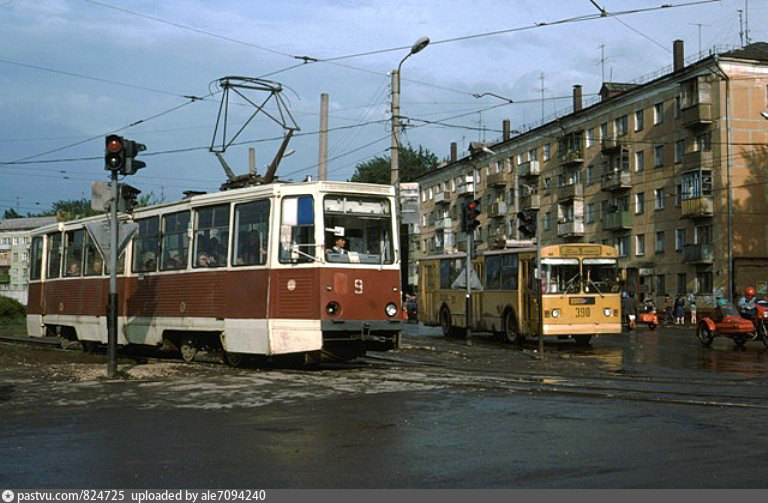 Рязань, 71-605 (КТМ-5М3) № 9; Рязань, ЗиУ-682Г [Г00] № 390; Рязань — Исторические фотографии