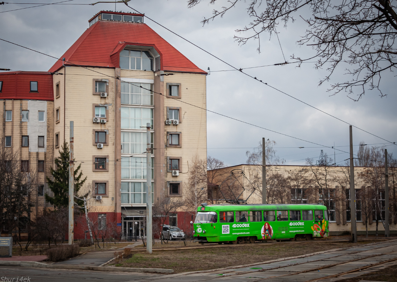 Киев, Tatra T3SU № 5943; Киев — Трамвайные линии: Подольская сеть — север
