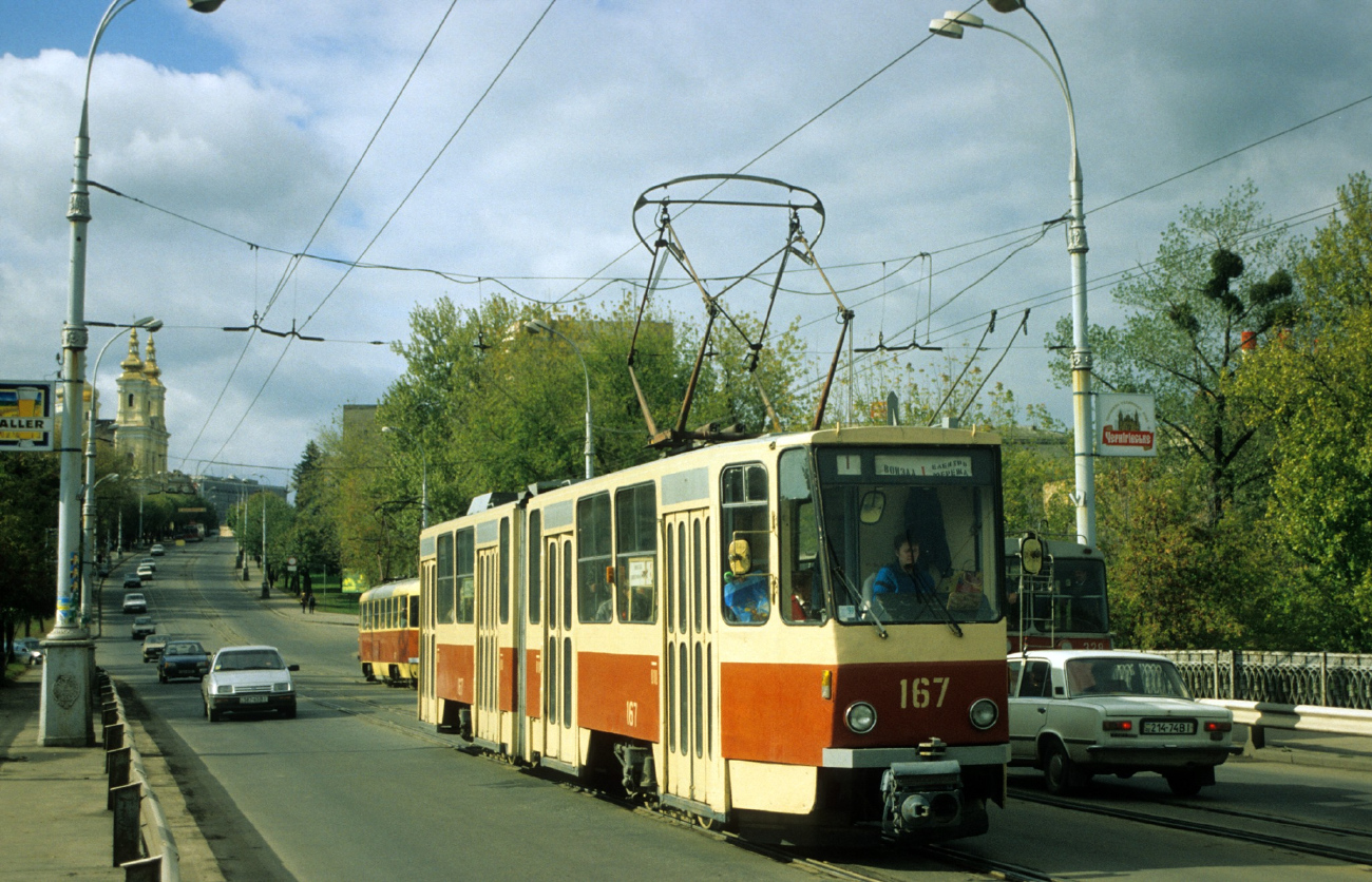 Винница, Tatra KT4SU № 167; Винница — Старые фотографии