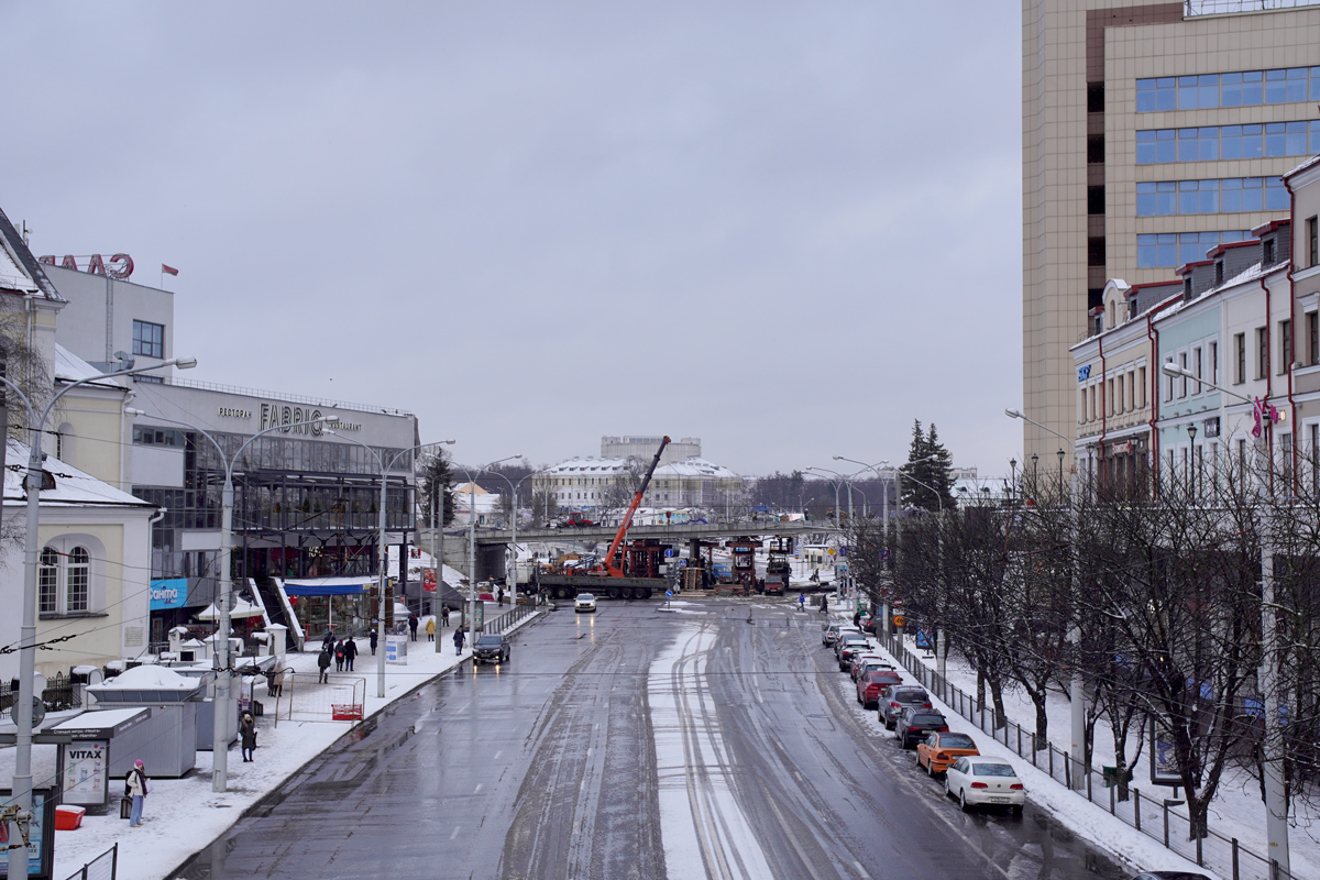 Минск — Обрушение моста на Немиге