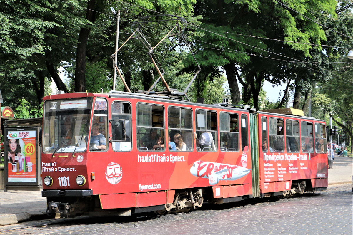 Львов, Tatra KT4SU № 1101