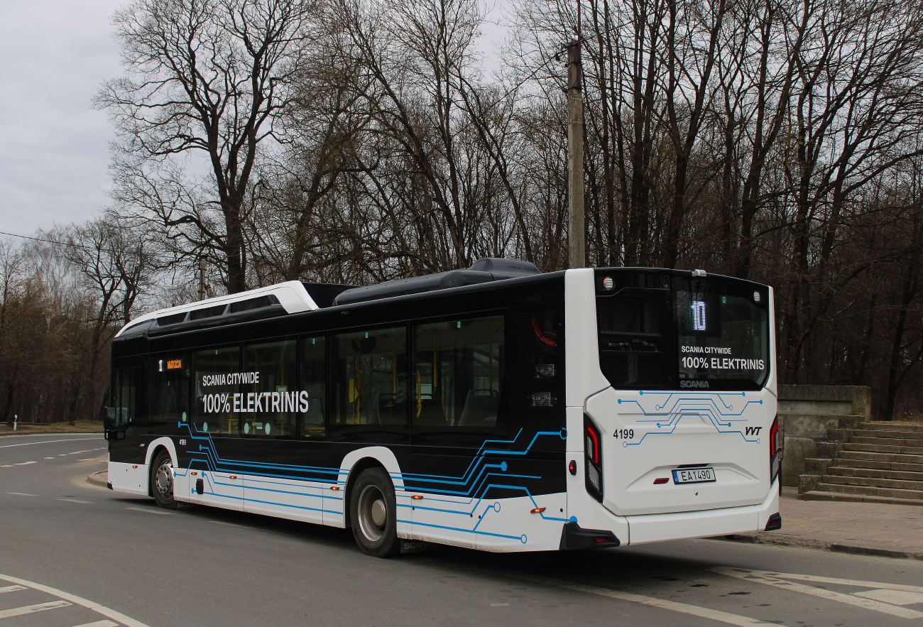 Вильнюс, Scania Citywide II LF BEV № 4199